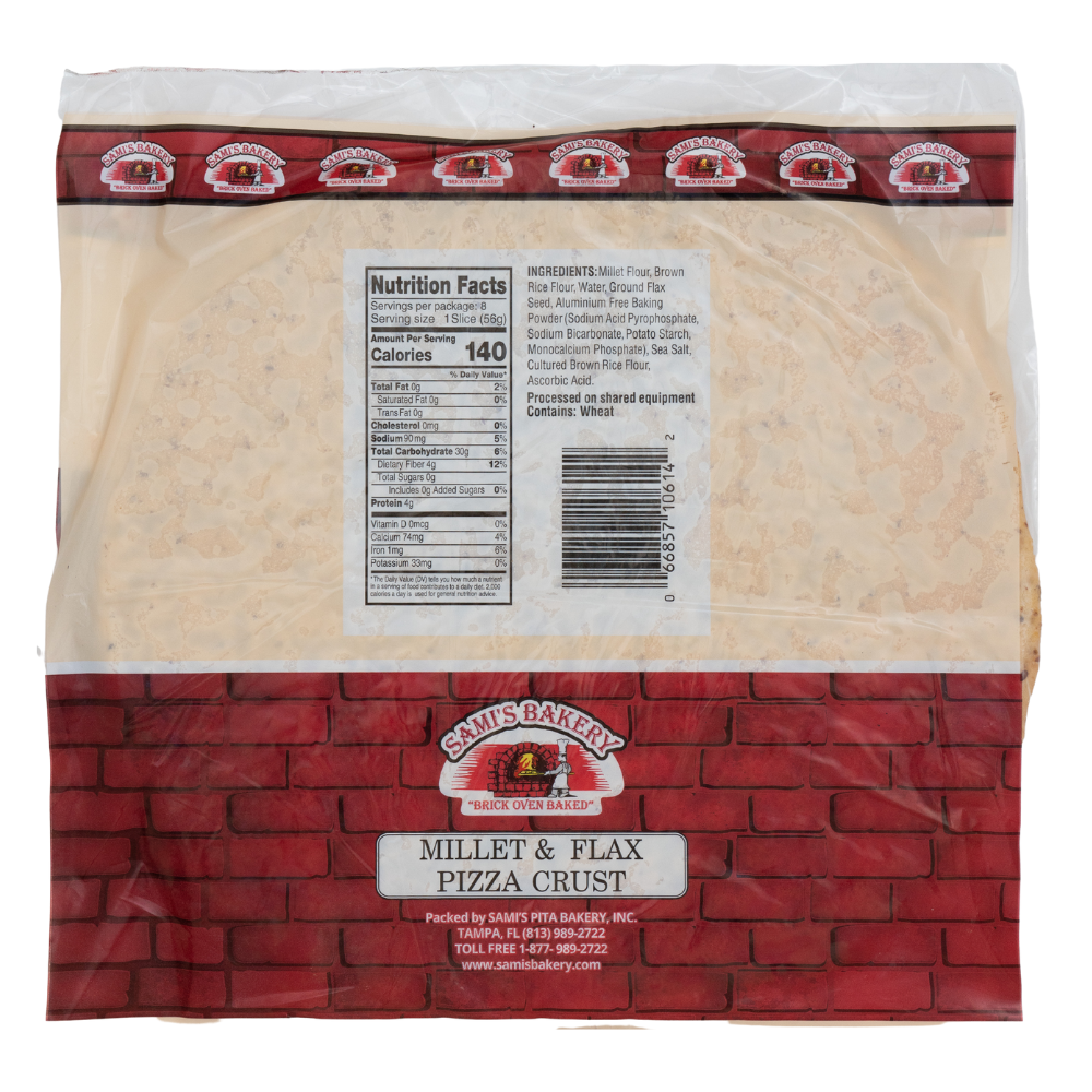 Millet & Flax Pizza Crust - Image 2