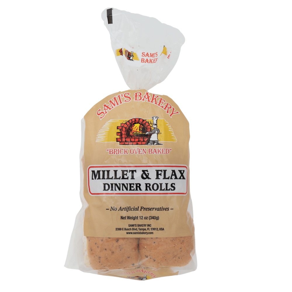 Millet & Flax Dinner Rolls